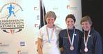 Scottish Team Up and Down Bronze medalists - Angela Mudge (Carnethy), Nicola Meekin (Lochaber) and Sue Ridley (EA)