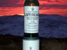 Getting into our stride by now as the sun went down, we tasted the Laphroaig